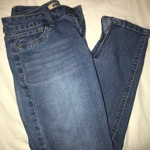 Blue Ankle Skinny Jeans
